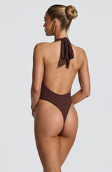 Tysa Bodysuit - Plum Brown Bodysuit Babyboo Fashion Premium Exclusive Design
