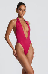Tysa Bodysuit - Raspberry Bodysuit Babyboo Fashion Premium Exclusive Design