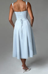 Ulrika Midi Dress - Blue Dress Babyboo Fashion Premium Exclusive Design