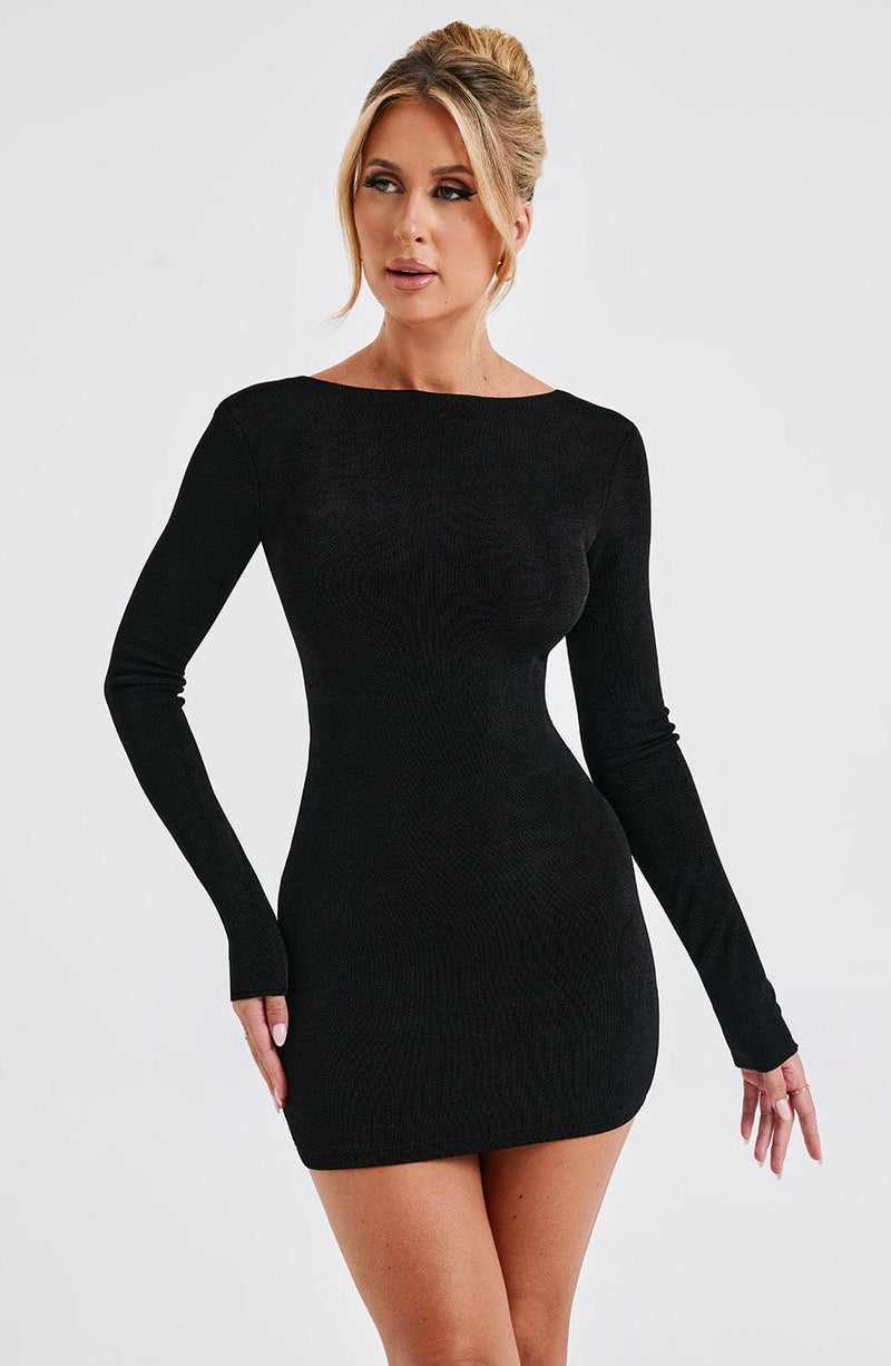 Una Mini Dress - Black Dress XS Babyboo Fashion Premium Exclusive Design
