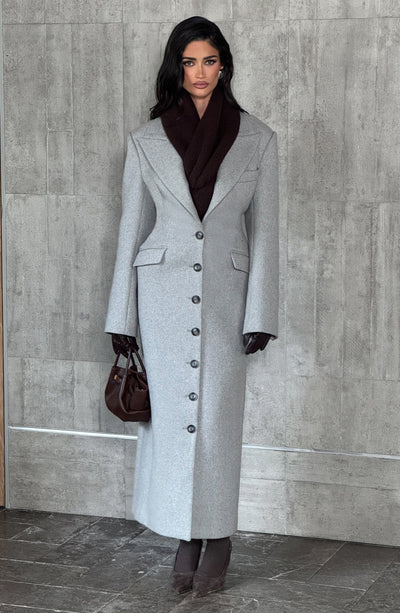Ursula Coat - Light Grey | Shop Coats