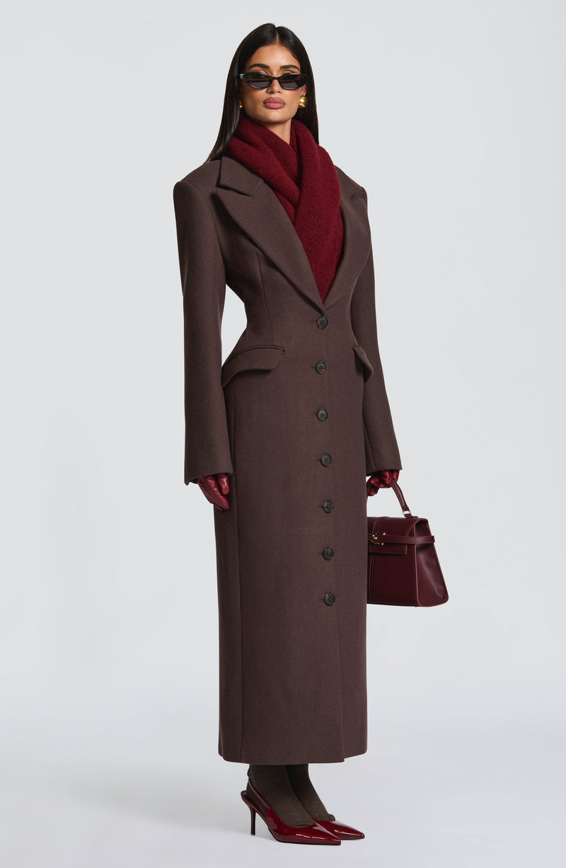 Babyboo Ursula Coat in Plum Brown Size XL