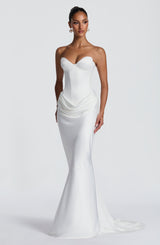 Vaila Gown - Ivory Dress Babyboo Fashion Premium Exclusive Design