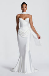 Vaila Gown - Ivory Dress Babyboo Fashion Premium Exclusive Design
