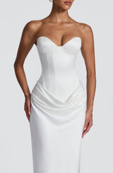 Vaila Gown - Ivory Dress Babyboo Fashion Premium Exclusive Design