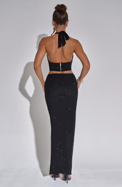 Val Maxi Skirt - Black Skirt Babyboo Fashion Premium Exclusive Design