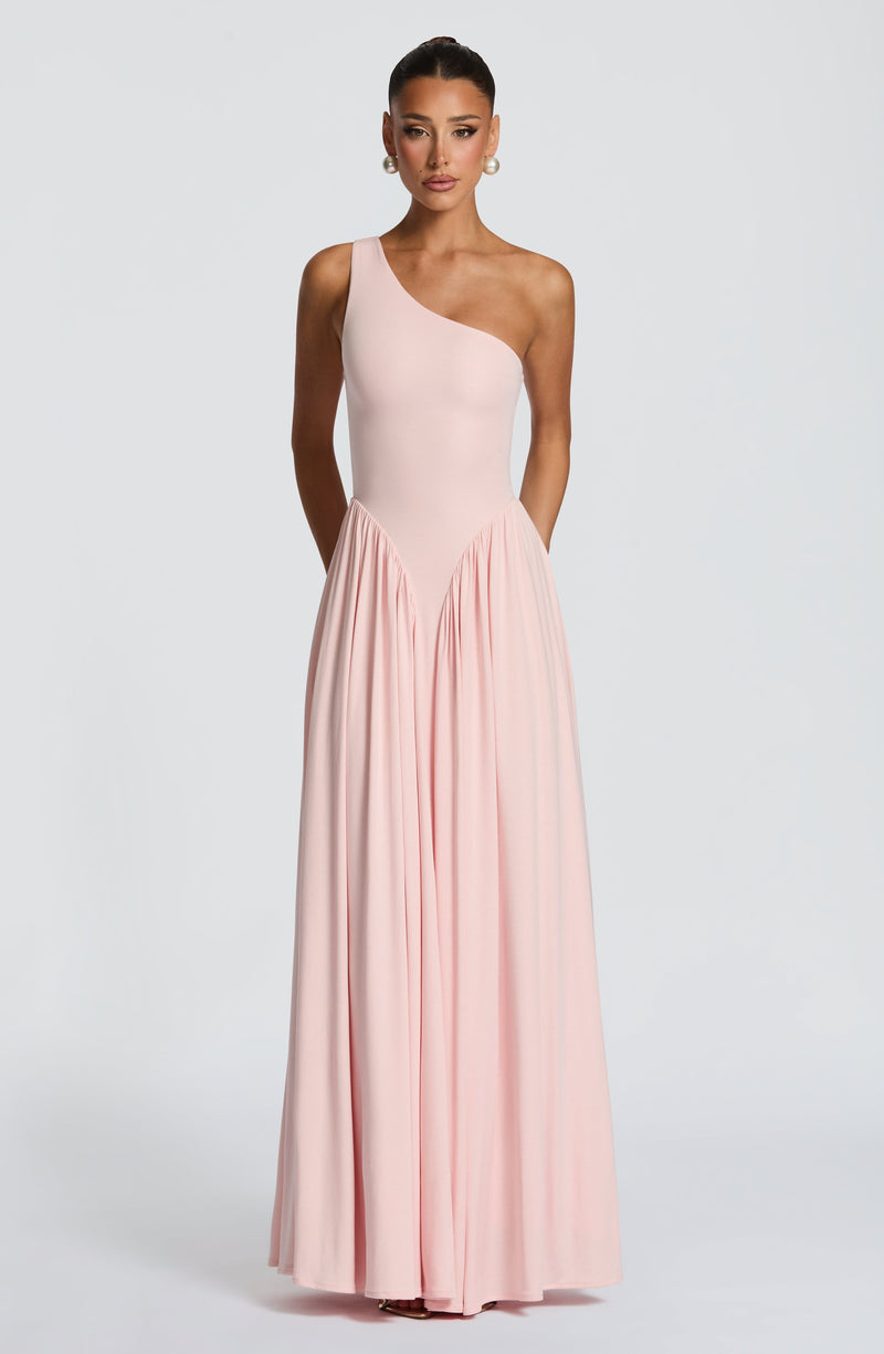 womens hot pink cocktail dress La Femme 30244CL Prom Dress - Neon Pink main image 1