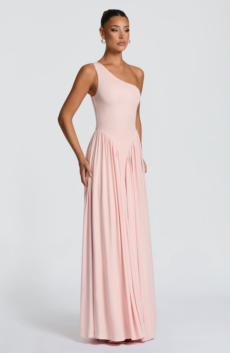 Babyboo Vespera Maxi Dress in Soft Blush Size XL