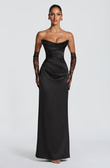 Vessa Maxi Dress - Black Dress Babyboo Fashion Premium Exclusive Design