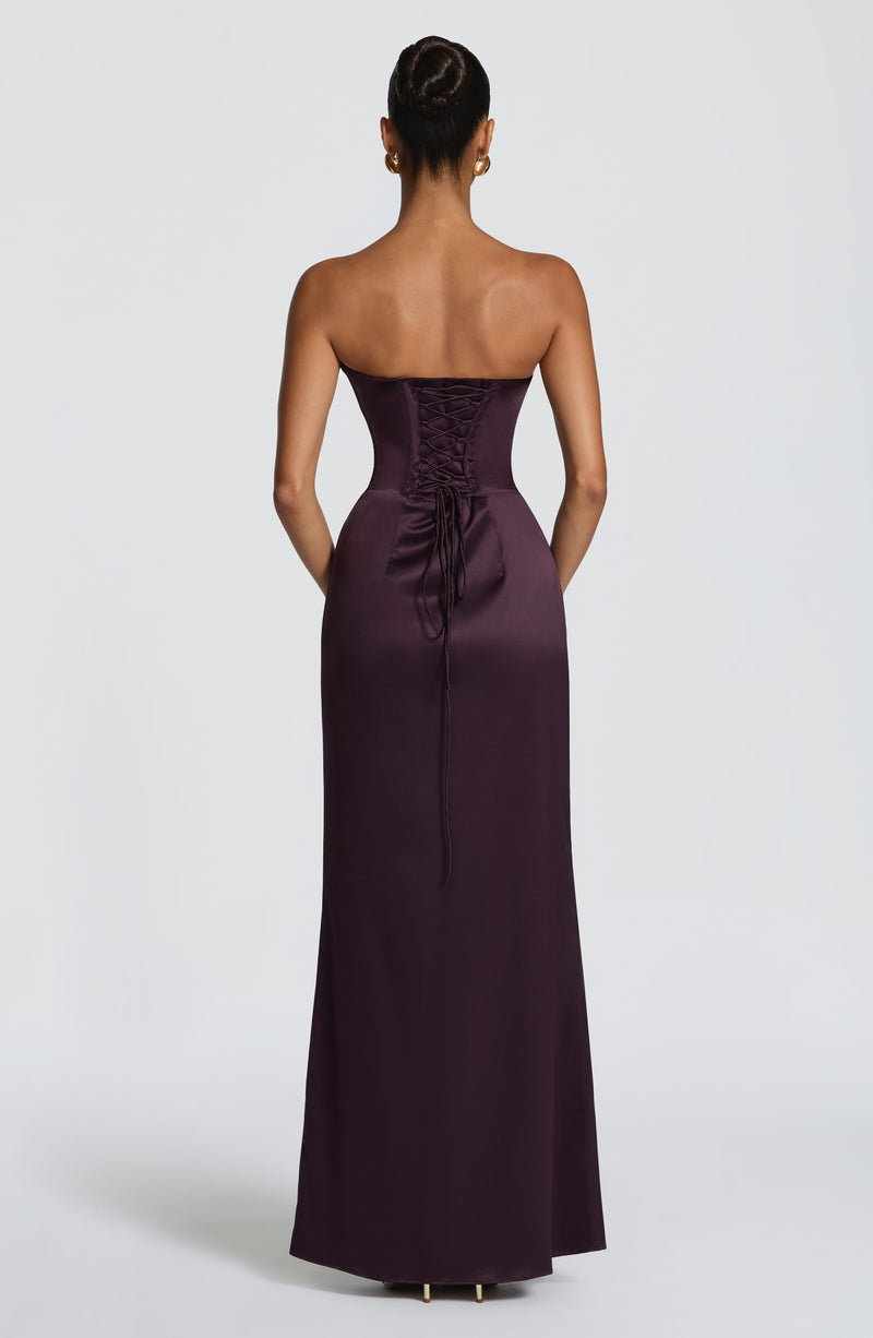 Buy Vessa Maxi Dress - Plum