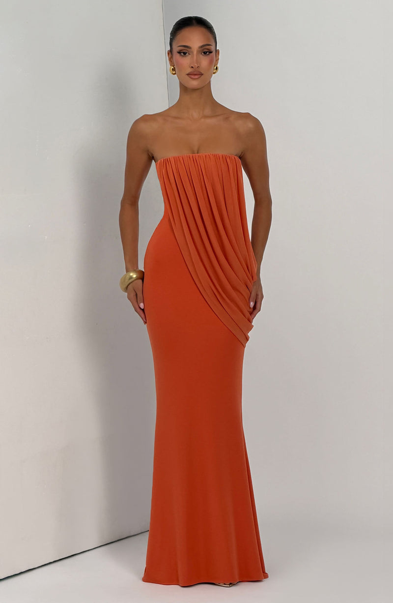 Vienna Maxi Dress - Burnt Orange Vienna Maxi Dress - Burnt Orange