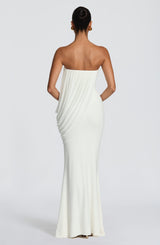 Vienna Maxi Dress - Ivory Dress Babyboo Fashion Premium Exclusive Design