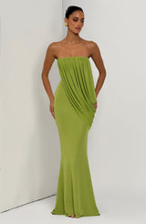 Vienna Maxi Dress - Olive Dress Babyboo Fashion Premium Exclusive Design