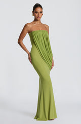 Vienna Maxi Dress - Olive Dress Babyboo Fashion Premium Exclusive Design