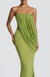 Vienna Maxi Dress - Olive Dress Babyboo Fashion Premium Exclusive Design