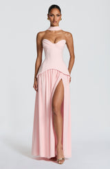 Vietta Maxi Dress - Blush Dress XS Babyboo Fashion Premium Exclusive Design