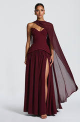 Vietta Maxi Dress - Cherry Lacquer Dress Babyboo Fashion Premium Exclusive Design