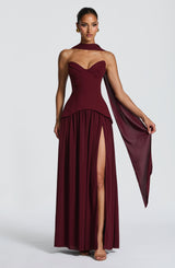 Vietta Maxi Dress - Cherry Lacquer Dress XS Babyboo Fashion Premium Exclusive Design