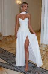 Vietta Maxi Dress - Ivory Dress Babyboo Fashion Premium Exclusive Design