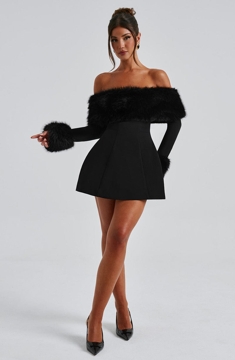 Villanelle Mini Dress - Black Babyboo Fashion Villanelle Mini Dress - Black Babyboo Fashion