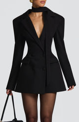 Vinnie Scarf - Black Accessories ONE SIZE Babyboo Fashion Premium Exclusive Design