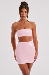 Violet Mini Skirt - Pink Skirt Babyboo Fashion Premium Exclusive Design