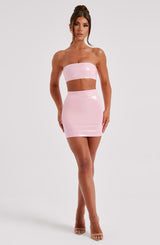 Violet Mini Skirt - Pink Skirt Babyboo Fashion Premium Exclusive Design