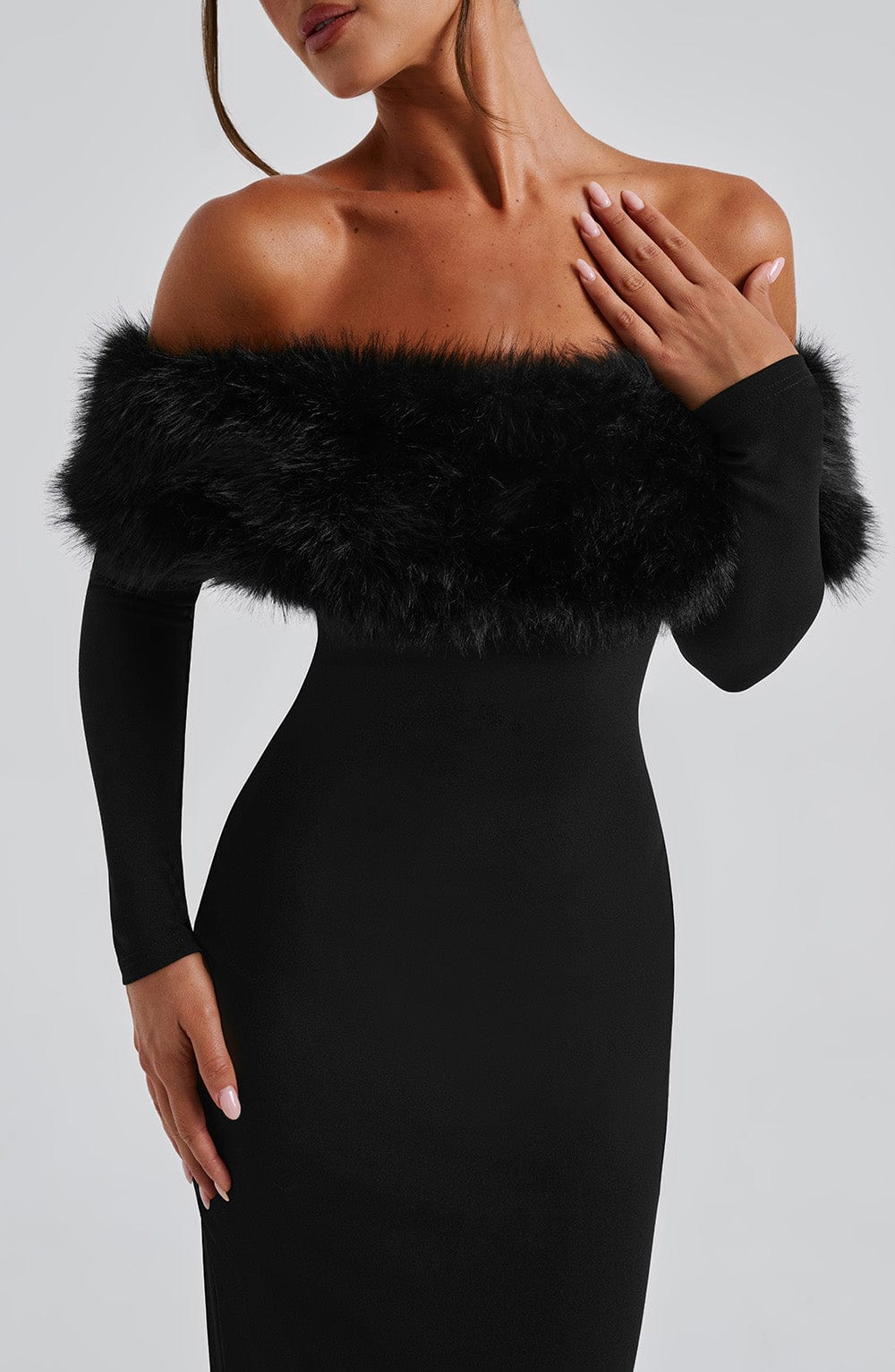 Vittoria Midi Dress - Ivory main image 0