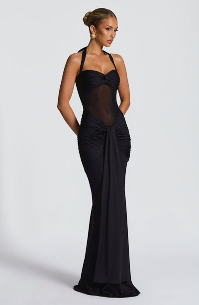 Babyboo Vixen Maxi Dress in Black Size XS