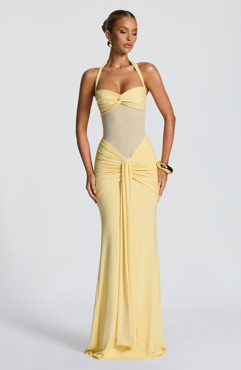 Vixen Maxi Dress - Lemon Vixen Maxi Dress - Lemon
