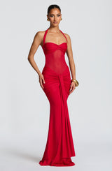 Vixen Maxi Dress - Red Dress Babyboo Fashion Premium Exclusive Design