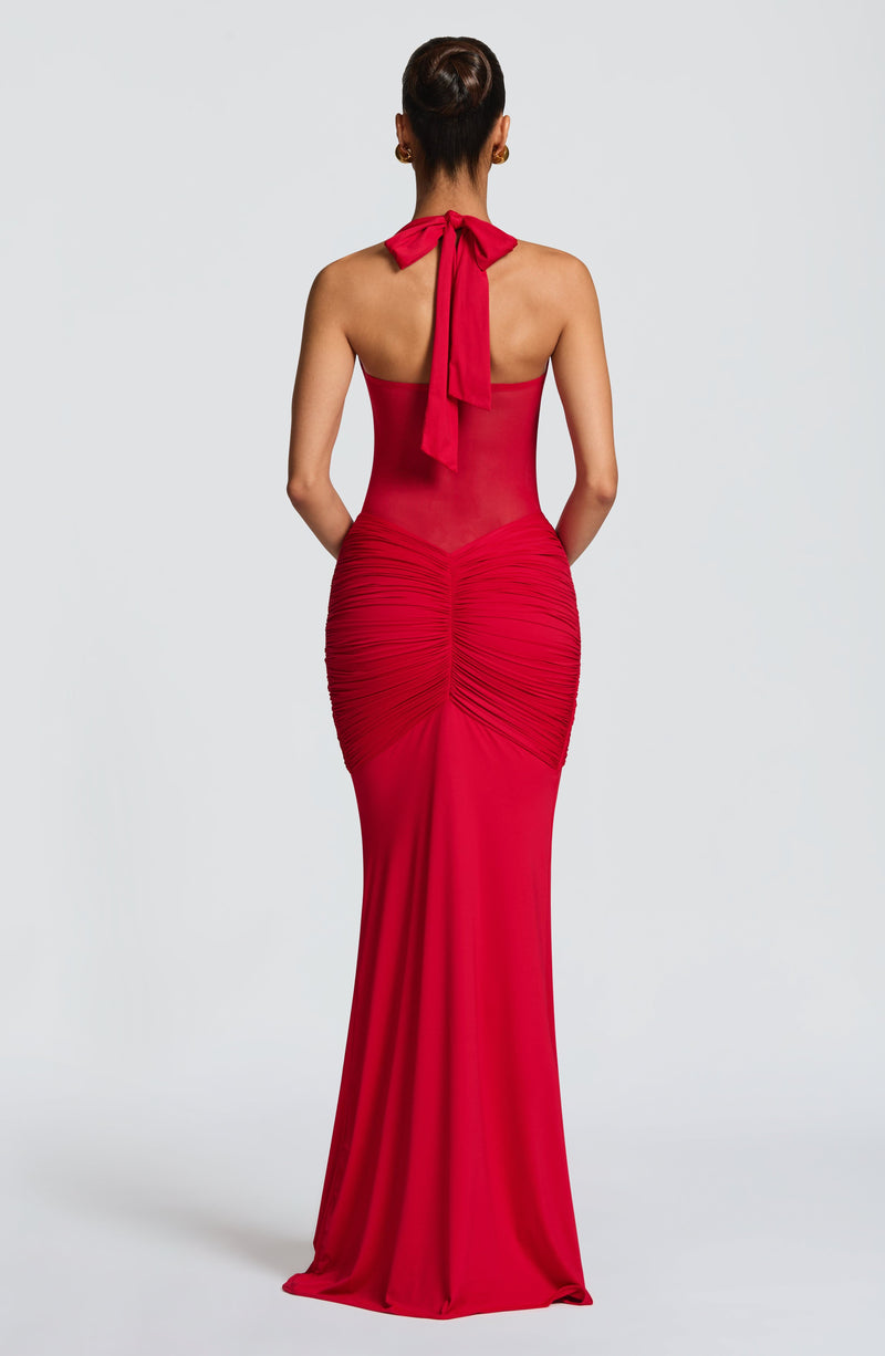Vixen Maxi Dress - Red Dress Babyboo Fashion Premium Exclusive Design