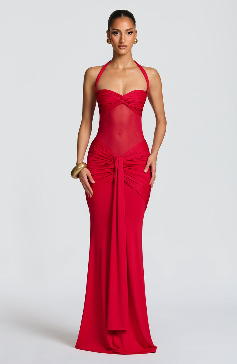 Vixen Maxi Dress - Red Dress XS Babyboo Fashion Premium Exclusive Design