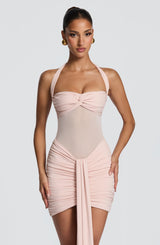 Vixen Mini Dress - Soft Blush Dress Babyboo Fashion Premium Exclusive Design