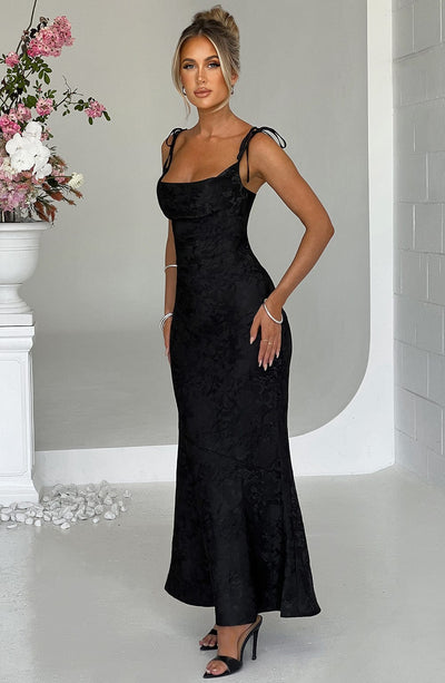 Whitney Maxi Dress - Black Dress Babyboo Fashion Premium Exclusive Design