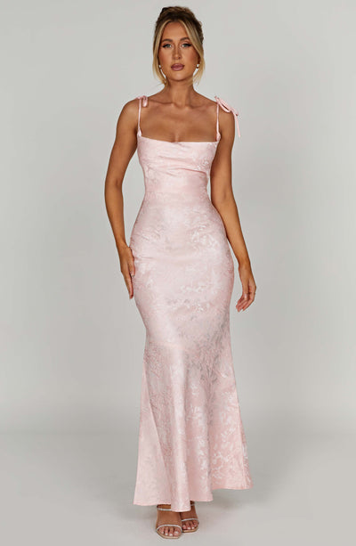 Whitney Maxi Dress - Blush Dress Babyboo Fashion Premium Exclusive Design