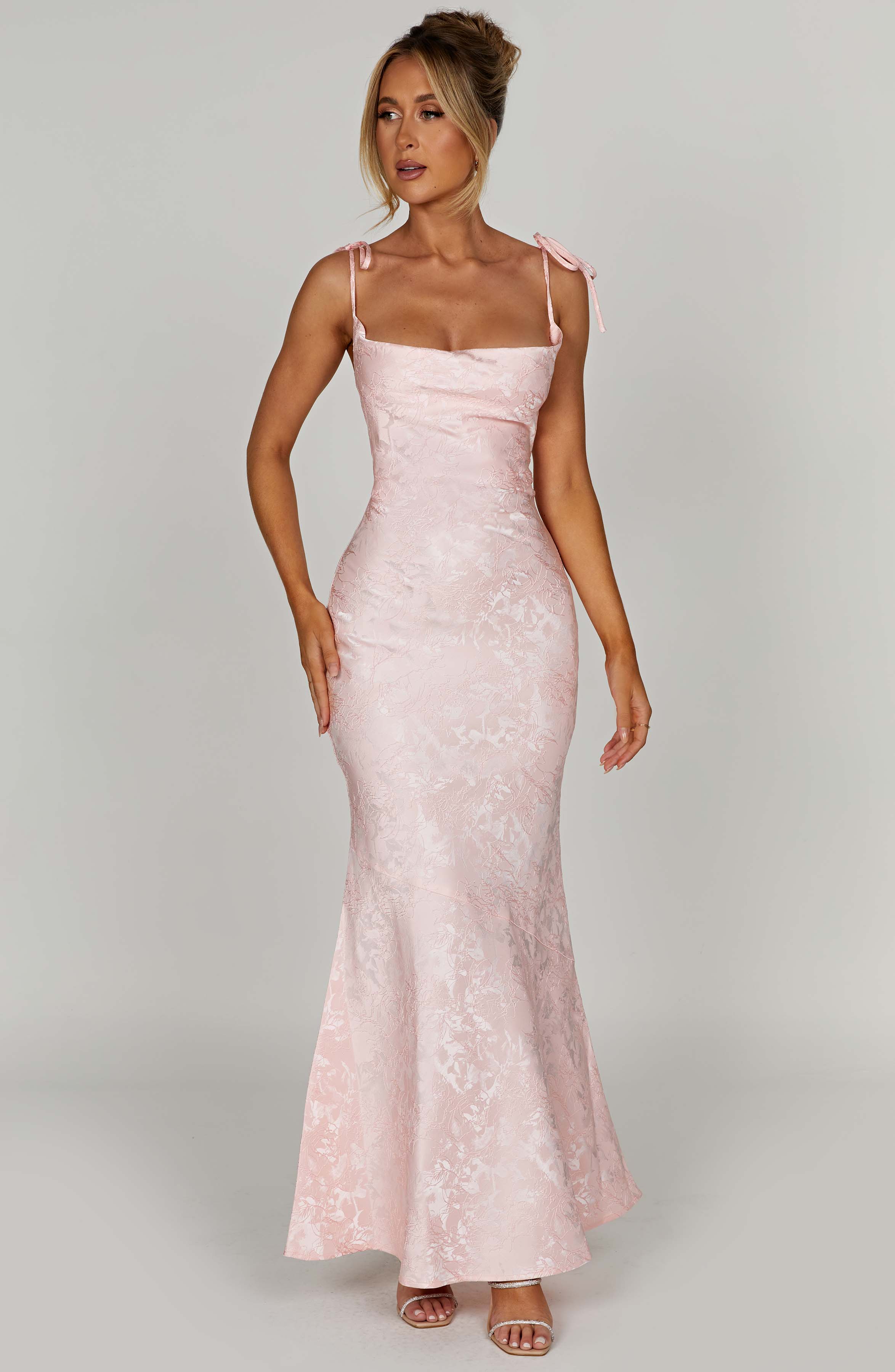 Baby Boo Models Whitney Maxi Dress - Blush – BABYBOO