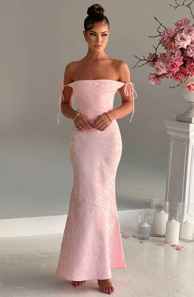 Whitney Maxi Dress - Blush Dress XS Babyboo Fashion Premium Exclusive Design