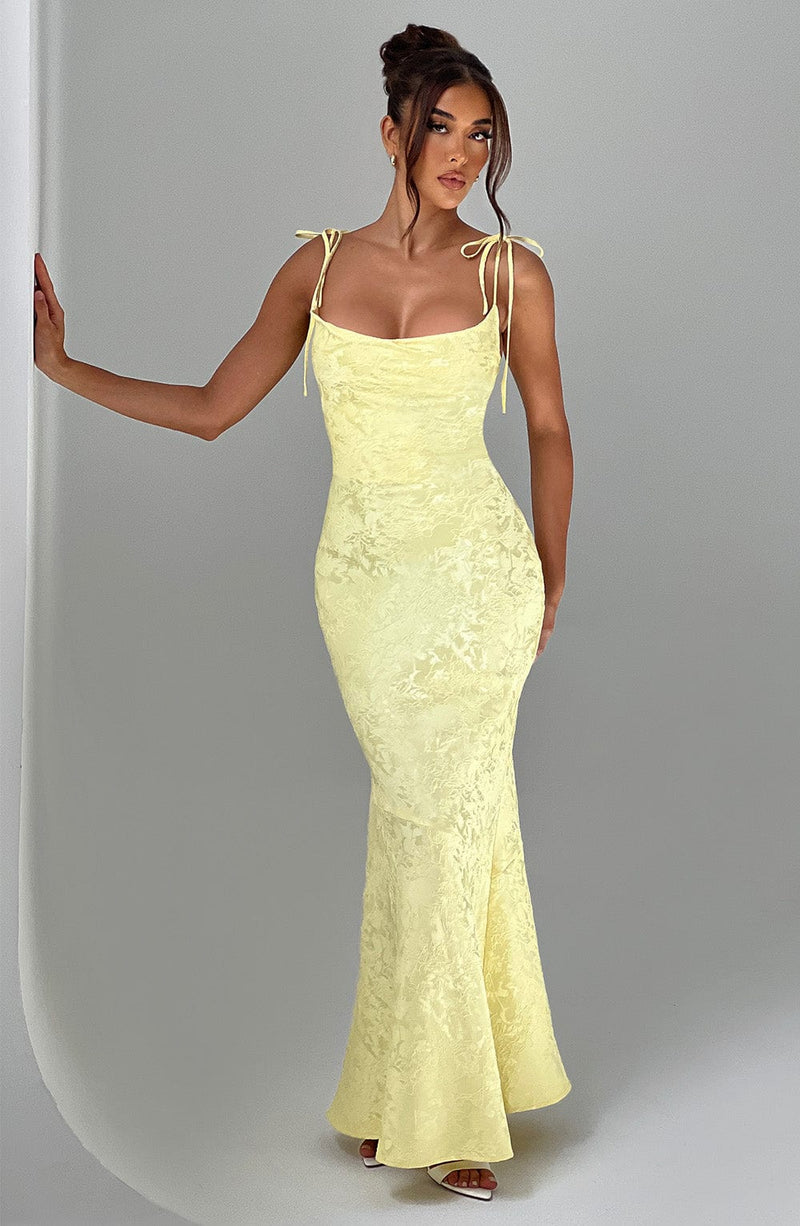Whitney Maxi Dress - Lemon Whitney Maxi Dress - Lemon