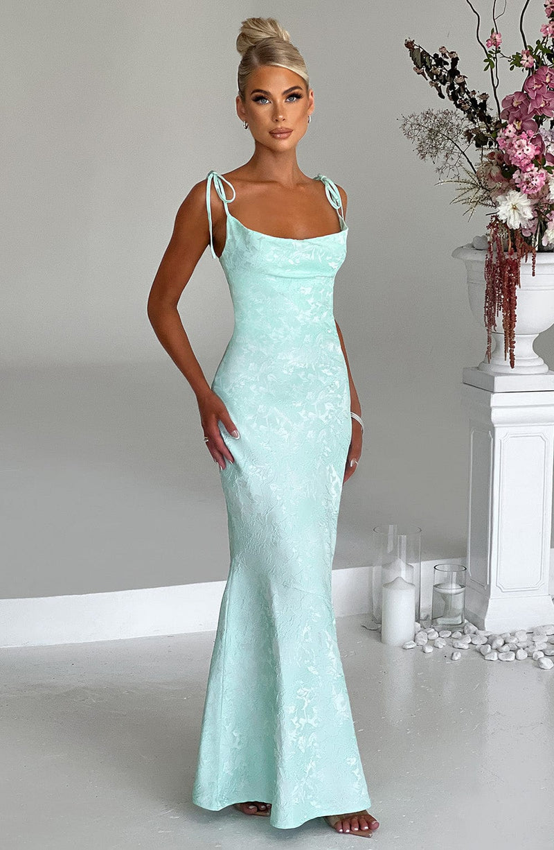 Whitney Maxi Dress - Mint Babyboo Fashion Whitney Maxi Dress - Mint Babyboo Fashion