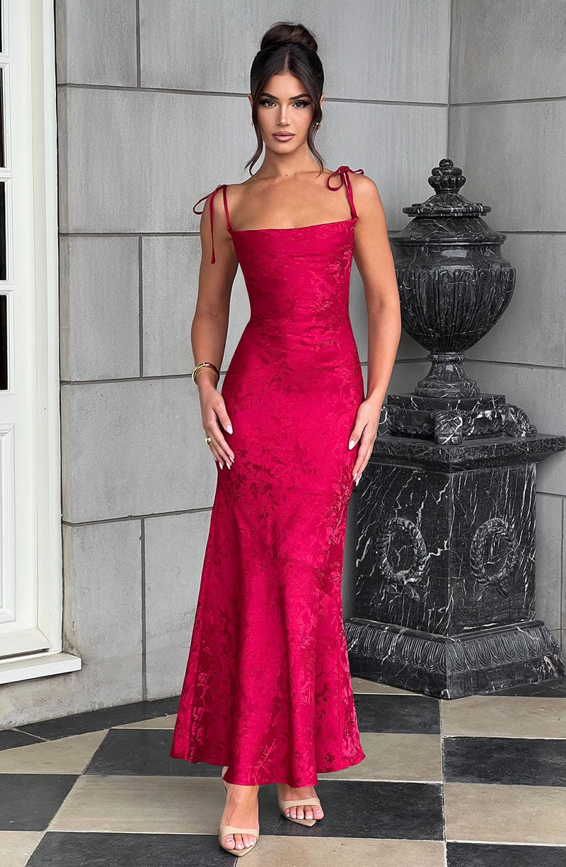 Whitney Maxi Dress - Red Babyboo Fashion Whitney Maxi Dress - Red Babyboo Fashion