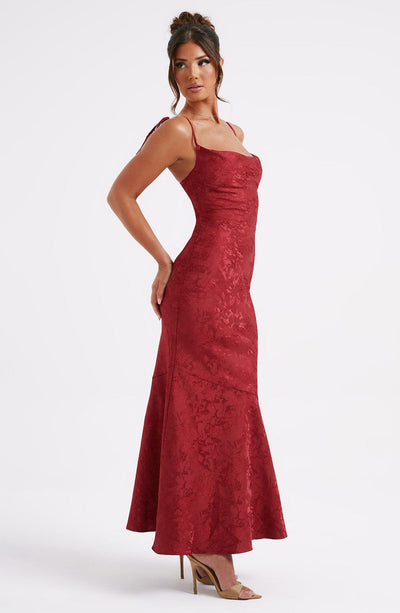 Whitney Maxi Dress - Red Dress XS Babyboo Fashion Premium Exclusive Design