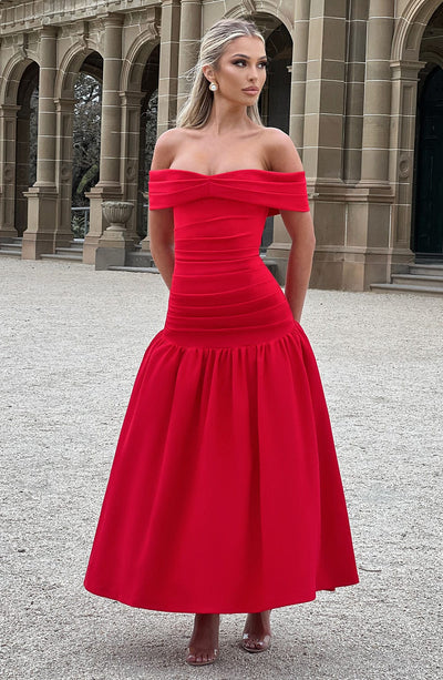 red babbydol dress Babydoll Mini Ruffle Strap Open Back Party Dress Whether youre dressing up or down When You Think of Me