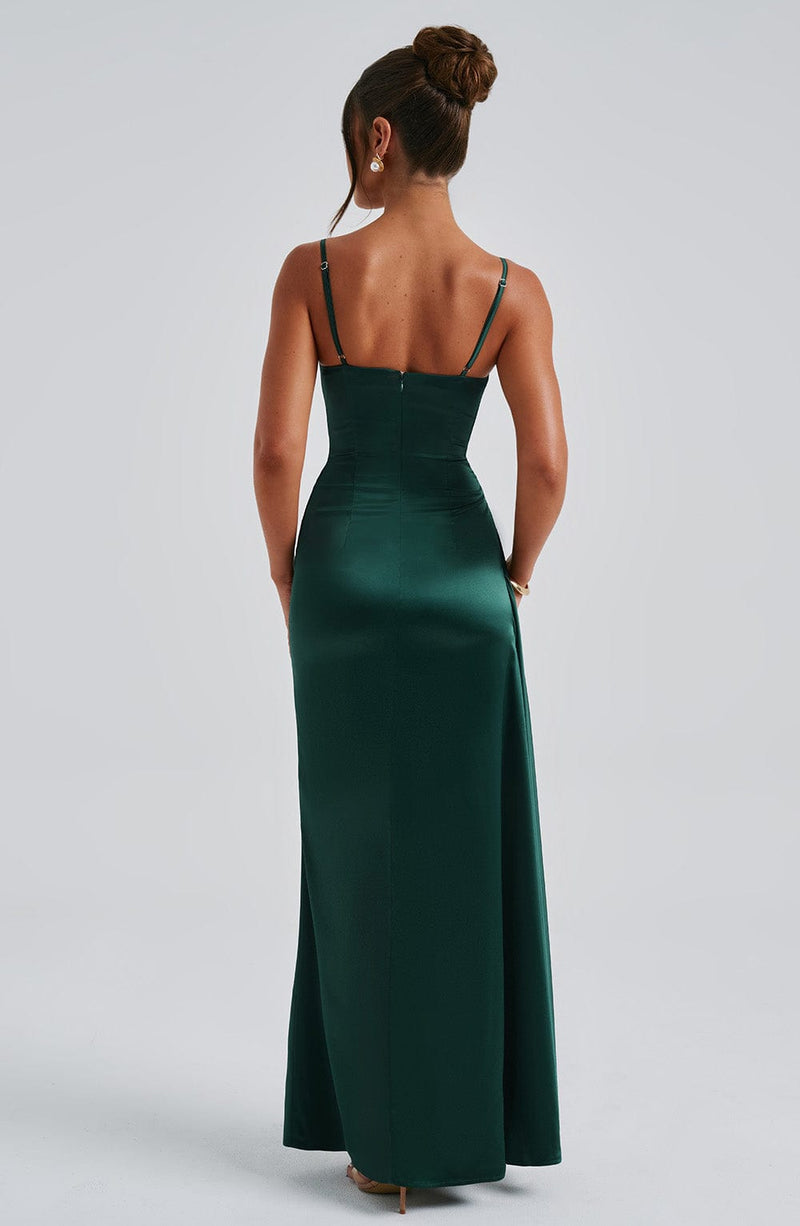 Winona Maxi Dress - Emerald Babyboo Fashion Winona Maxi Dress - Emerald Babyboo Fashion