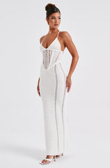 Xanthe Maxi Dress - White Dress Babyboo Fashion Premium Exclusive Design