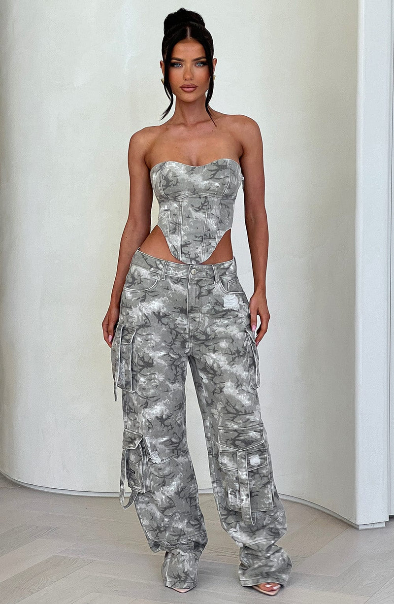 camouflage corset dress Atten-Hut Corset Belt Camo Shirt Dress BAROLO