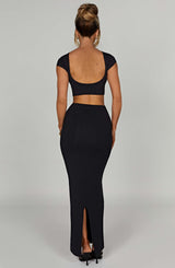 Yazmin Maxi Skirt - Black Skirt Babyboo Fashion Premium Exclusive Design