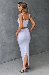 Yazmin Maxi Skirt - White Skirt Babyboo Fashion Premium Exclusive Design