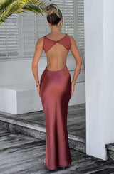 Yves Maxi Dress - Rust Dress Babyboo Fashion Premium Exclusive Design