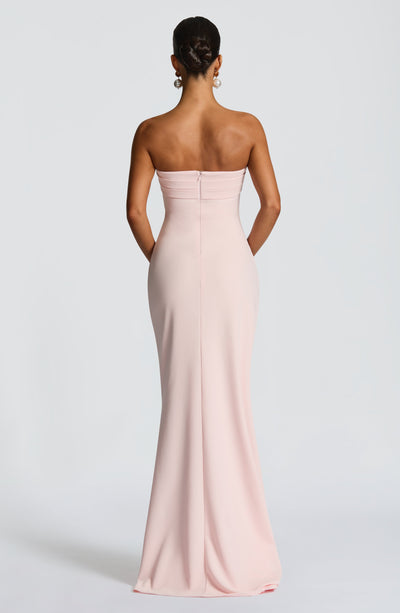 Zafira Maxi Dress - Blush: Ideal Pink Maxi Dress | Babyboo Fashion Zafira Maxi Dress - Blush: Ideal Pink Maxi Dress | Babyboo Fashion